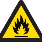 Hög temperatur varningssymbol