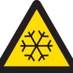 Låg temperatur varningssymbol